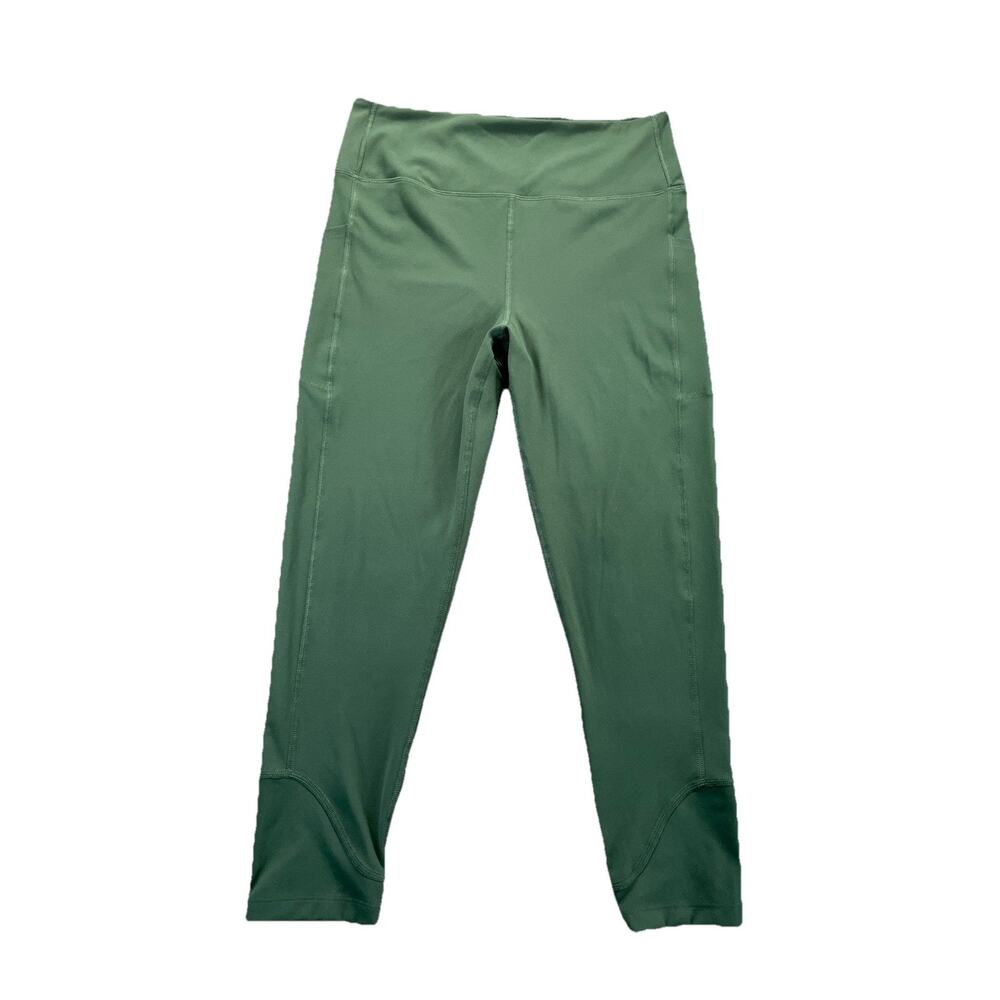 Halfdays XL Camille Leggings Evergreen Green Brrr Cooling High Rise Pockets 7/8